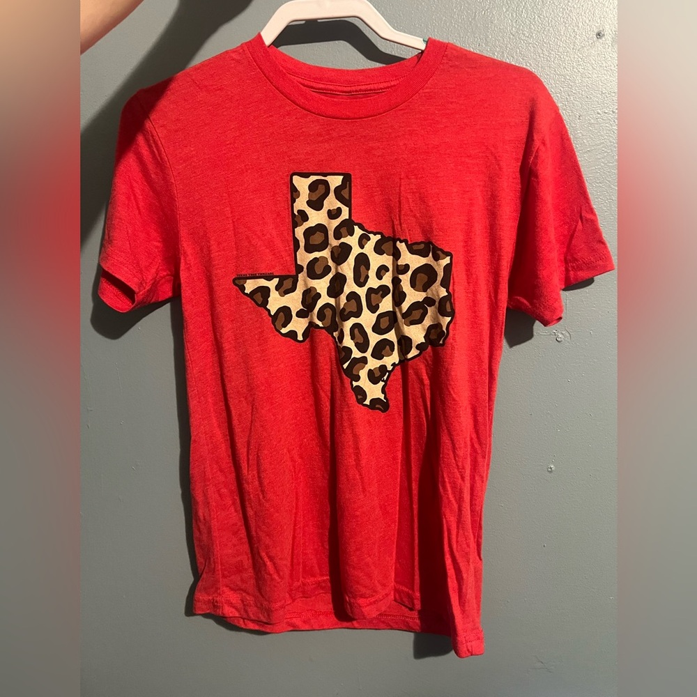 Texas leopard print shirt